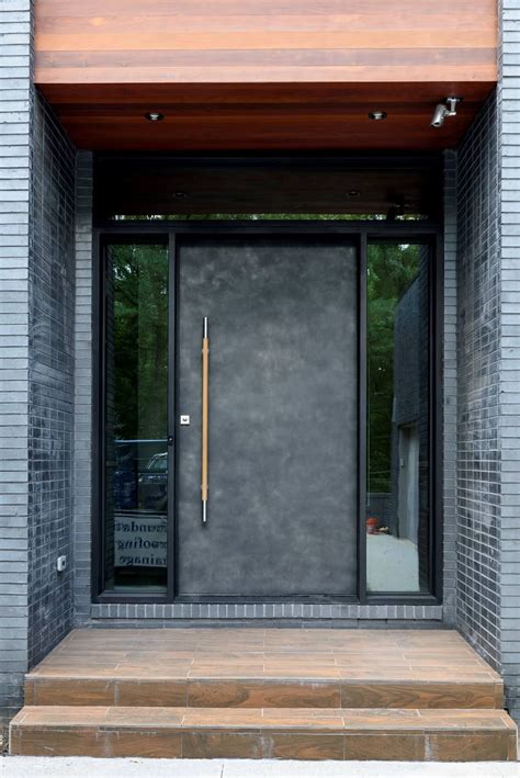Custom Modern Pivot Door Installation in Atlanta | Scardino Doors ...