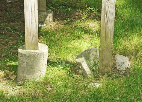 Cement Deck Post Footings • Decks Ideas