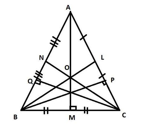 Draw an isosceles triangle. Draw all of its medians and altitudes ...