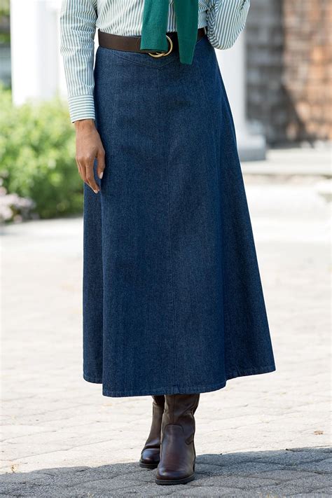 How To Wear A Line Denim Skirt at Zelma Harvey blog