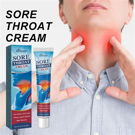 Jual Ximonth Sore Throat Cream Treat Chronic Pharyngitis Throat Pain ...