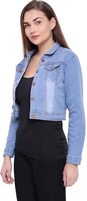 STYLE LOFT Full Sleeve Solid Women Denim Jacket - Buy STYLE LOFT Full ...