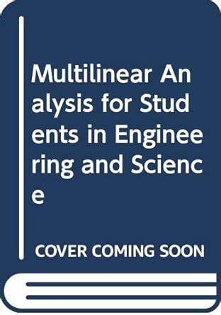 Multilinear Analysis for Students in Engineering and Science : Hawkins ...