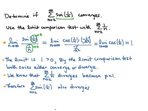 Limit Comparison Test Examples 的图像结果