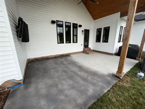 Stained Concrete Patios: Before & After