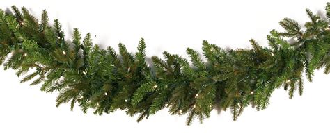 Lighted Christmas Garland - Fraser Fir Prelit Christmas Garland, Clear ...