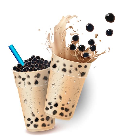 Bubble milk tea, Pearl milk tea. png. 15723696 PNG