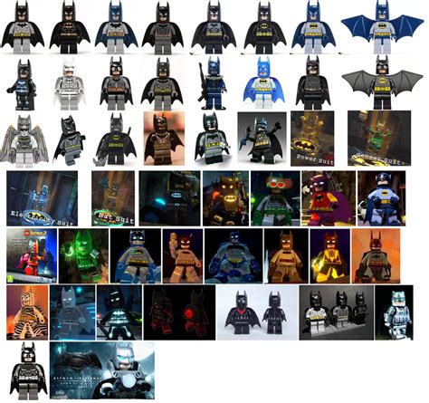 Different Batman Suits