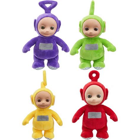 Character Options Teletubbies 26cm Talking Po & Laa-Laa & Dipsy & India ...