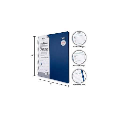 Buy PlanAhead See It Bigger Large Print Letters October 2022 - December ...