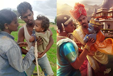 The / "Ferocious Hanuman" designer turned ordinary kids into Lord Shiva ...