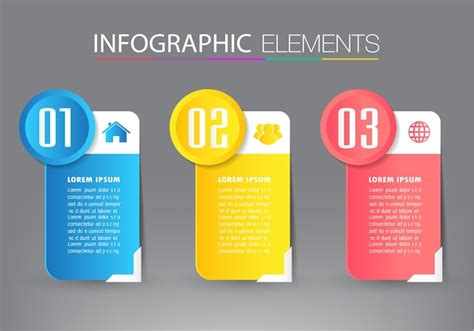 Modern text box template, banner infographics | Premium Vector