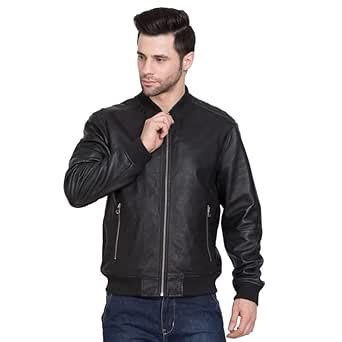 Buy JUSTANNED Perforated Bomber Jacket at Amazon.in
