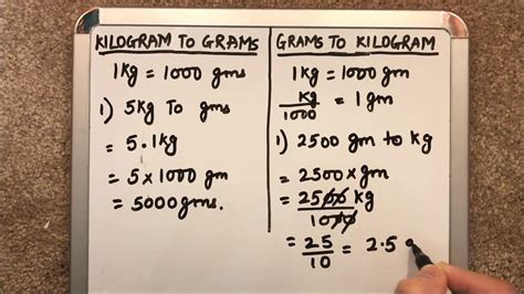 HOW TO CONVERT ( KILOGRAMS TO GRAMS )AND (GRAMS TO KILOGRAMS)