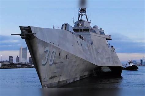 第30艘濒海战斗舰正式交付美国海军，造型科幻却饱受争议_美国海军_正式交付_濒海战斗舰