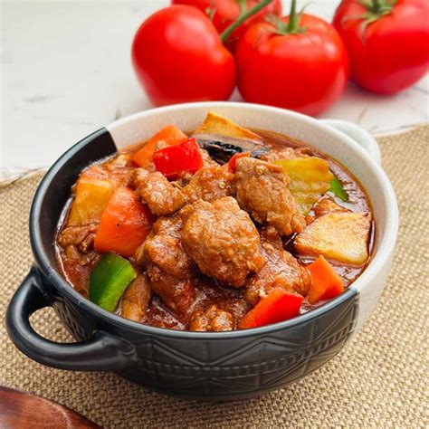 Easy Filipino Pork Menudo Recipe - Deliciously Rushed