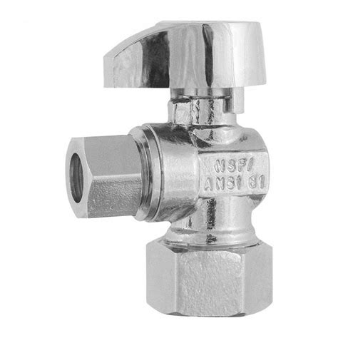 5/8 in Compression, 3/8 in Compression, Water Supply Stop - 5LYF3|26 ...