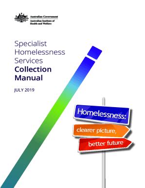 Specialist Homelessness Services Collection Manual (full Publication ...