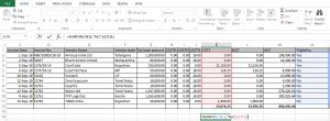 Use of SUMIF function in excel