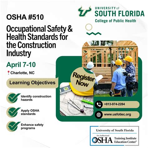 Don't Miss OSHA #510 in Charlotte, NC! Gain essential knowledge of OSHA ...