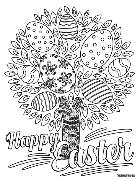 Coloring Pages For Adults Easter