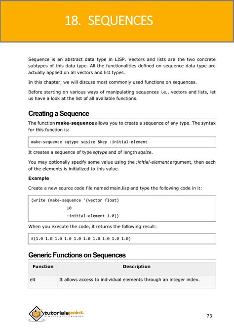 Common Lisp Tutorial 的图像结果