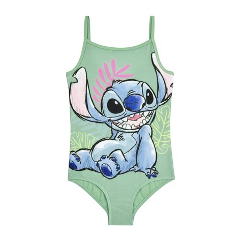 Buy DisneyLilo & Stitch Girls Swimsuit, One Piece Swimming Costume ...