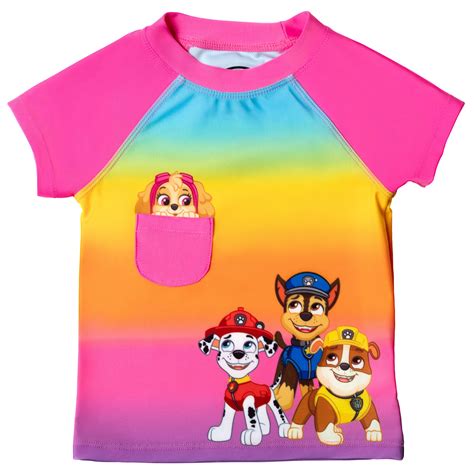 Paw Patrol One Piece Bathing Suit Rash Guard Tankini Top Bikini Bottom ...