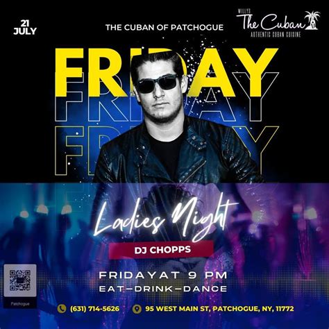 Ladies Night with DJ CHOPPS ? @ The Cuban Patchogue, The Cuban ...