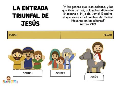 La entrada triunfal de Jesús_01 » Jesus Kids | Atividades bíblicas ...