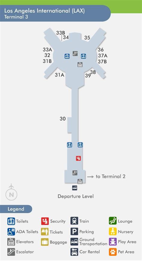 Lax Parking Map