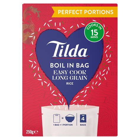 Tilda Boil In Bag Long Grain Rice (250 g) - Storefront EN