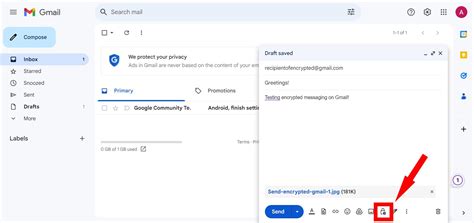 Image result for Encrypt Gmail Message