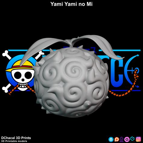 💬 Yami Yami No Mi - One Piece・ STL File for ・Cults