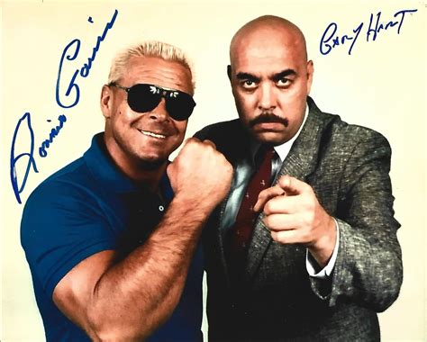 WRESTLING LEGENDS RONNIE GARVIN GARY HART SIGNED 8X10 WCW HEELS NWA ...