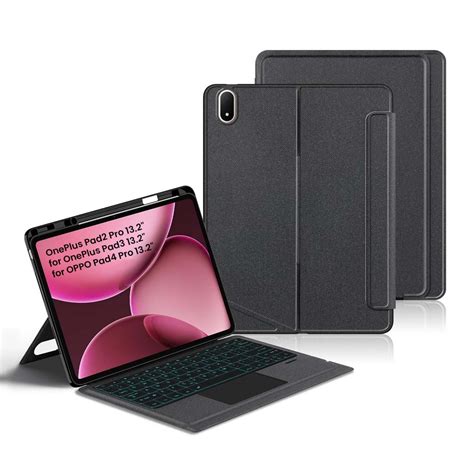 Keyboard Case for OnePlus Pad 2 Pro, Pad 3 and Oppo Pad 4 Pro 13.2” 20 ...