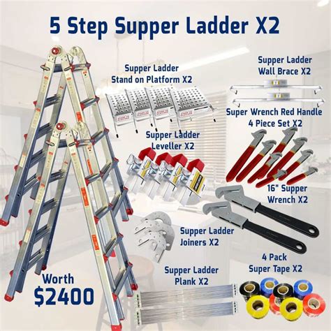 5 Step Super Ladder X2 | Rob The Tool Man