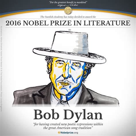 Bob Dylan Becomes the First Musician to Win the Nobel Prize In ...