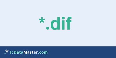 Image result for Open DIF File