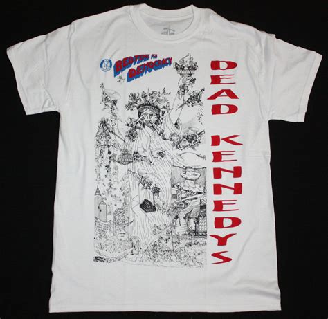 DEAD KENNEDYS BEDTIME FOR DEMOCRACY NEW WHITE T-SHIRT