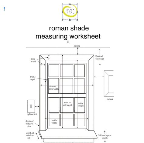 Image result for Window Treatment Measurement Worksheet
