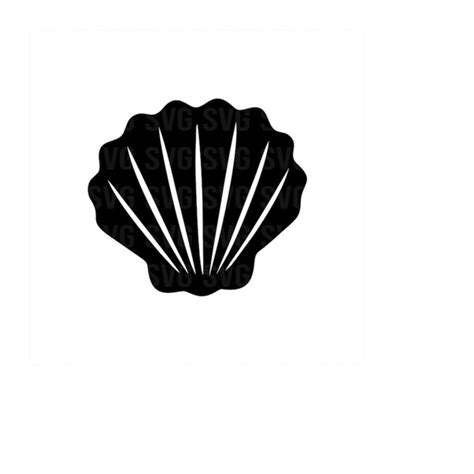 Seashell Svg, Seashell Silhouette Svg, Seashell Cricut File - Inspire ...