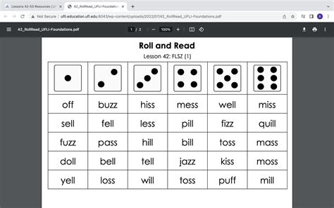 Websites for Literacy - UFLI Foundations Toolbox — SLP Literacy Corner