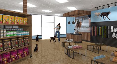 Dogs Grooming Store Interior Design