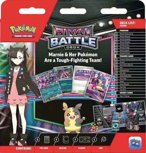 Pokémon Rival Battle Deck Marnie – 60 Card Strategy Deck | Poketcg.in ...