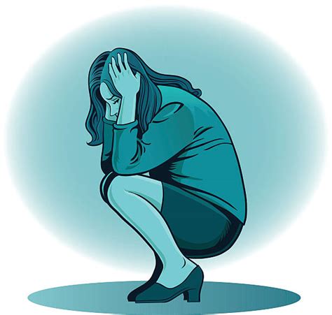 Royalty Free Depression Sadness Clip Art, Vector Images & Illustrations ...