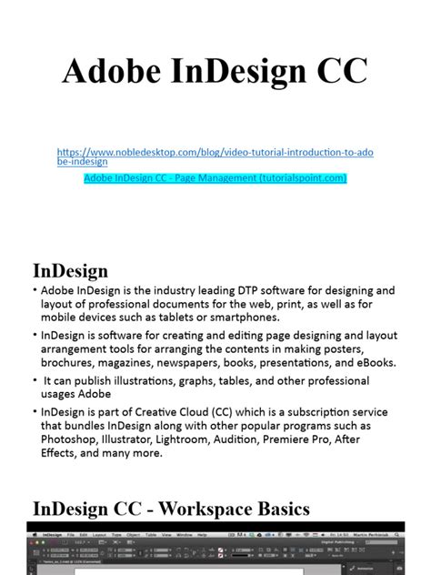 Image result for Adobe InDesign Introduction