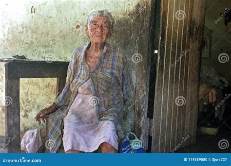 Old Paraguayan Woman Lives in Great Poverty Editorial Image - Image of dependent, clothing ...