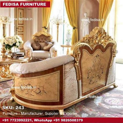 Luxury Sofa Set Ivory Leather Sofa Set Bharat Lifestyle Sofa Set Double ...