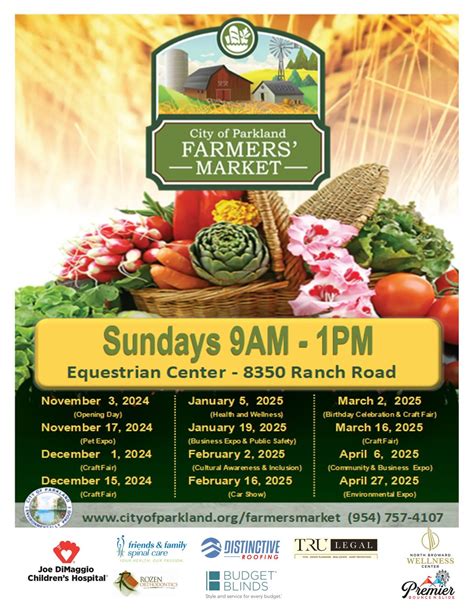 City of Parkland Farmers' Market | Parkland, FL